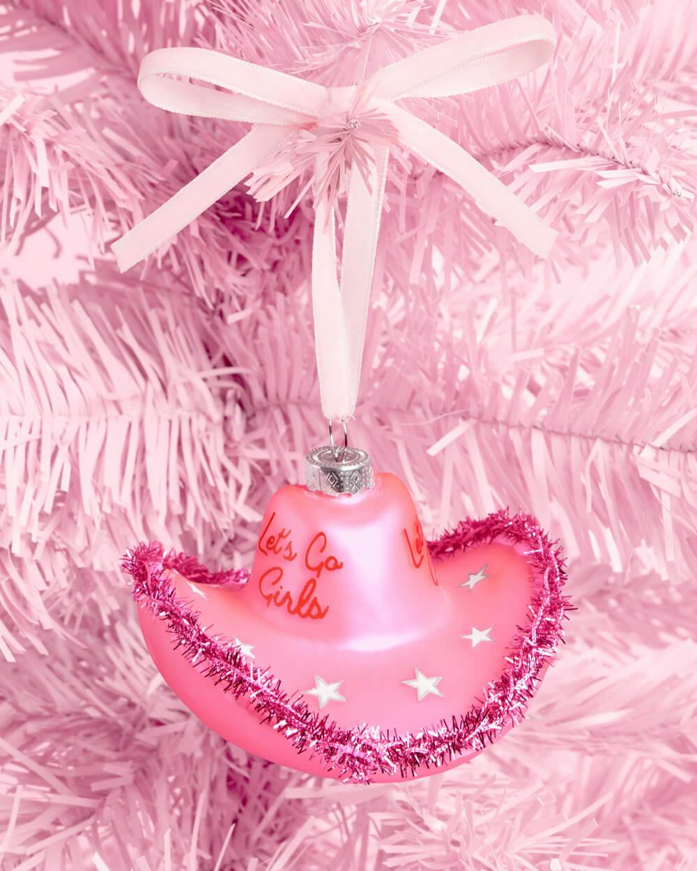Let's Go Girls Ornament - glass ornament