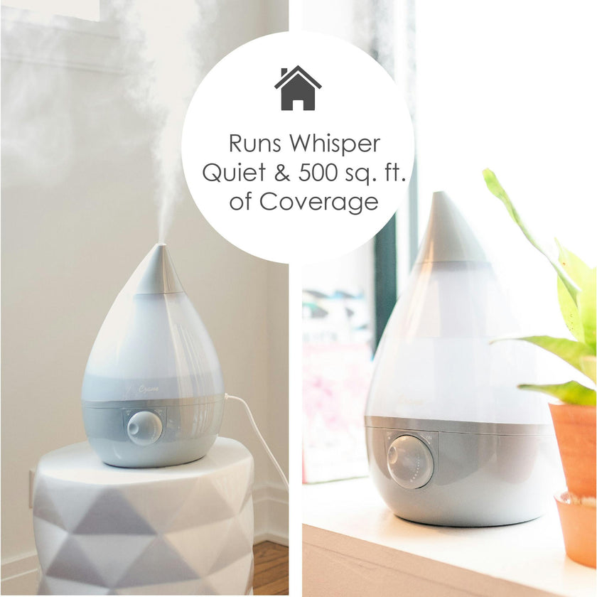 Ultrasonic Cool Mist Drop Shape Humidifier