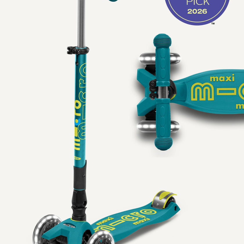 Micro Maxi Foldable LED Scooter