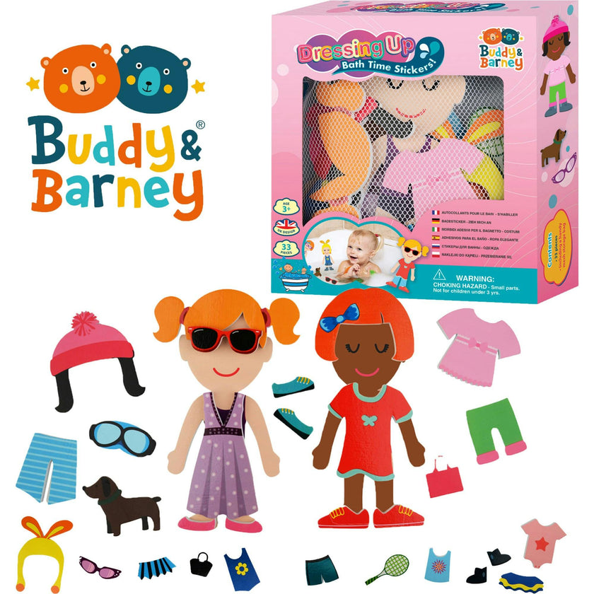 Buddy & Barney: Dressing Up Bath Time Stickers