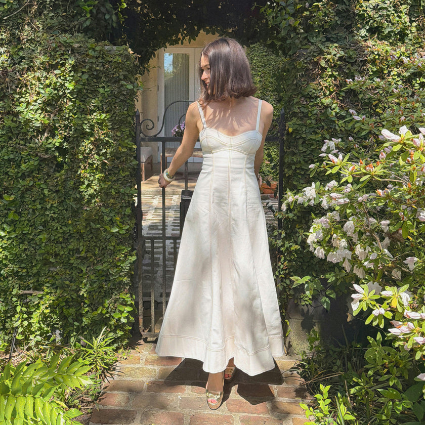 The Fiona Dress - Off White