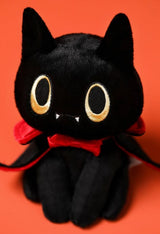 McHugs Dracula Cat Halloween Weighted Plush Animal 18cm