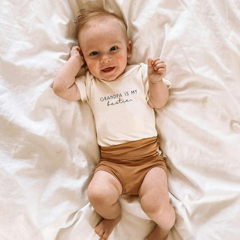 Grandpa is my Bestie Organic Baby Bodysuit