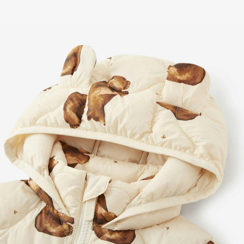 Honey Lightweight Down Hooded Jumpsuit