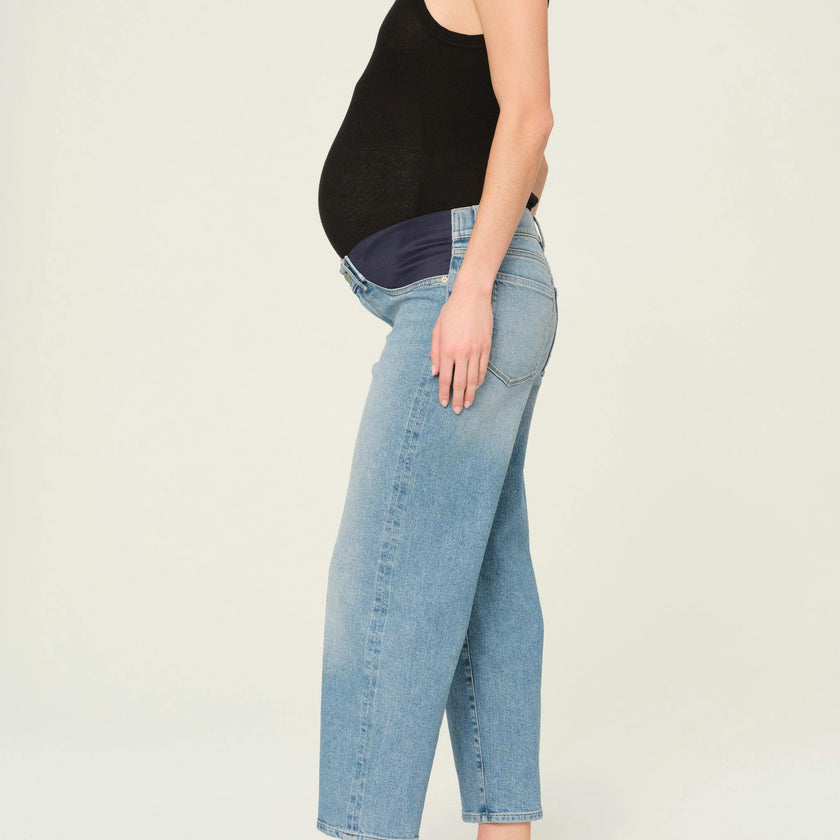 Thea Boyfriend Maternity Relaxed Tapered Jeans | Ravello