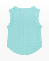 Ribbed Exposed Seam Tank Top