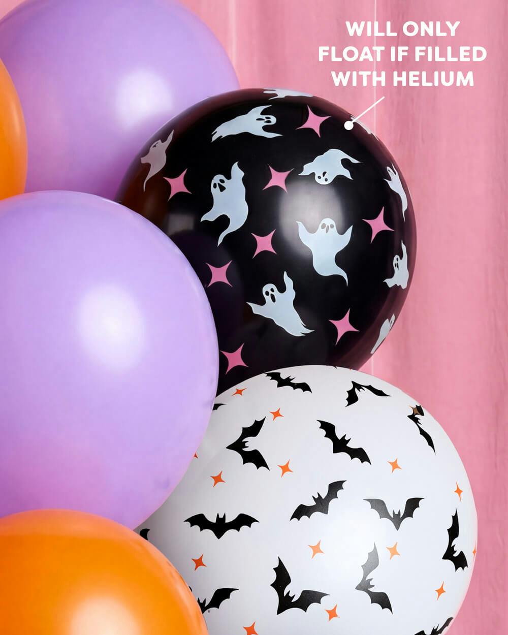 Halloween Latex Balloons - 24 spooky balloons