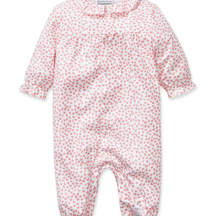Baby's Twill Madeline Romper in Sweethearts