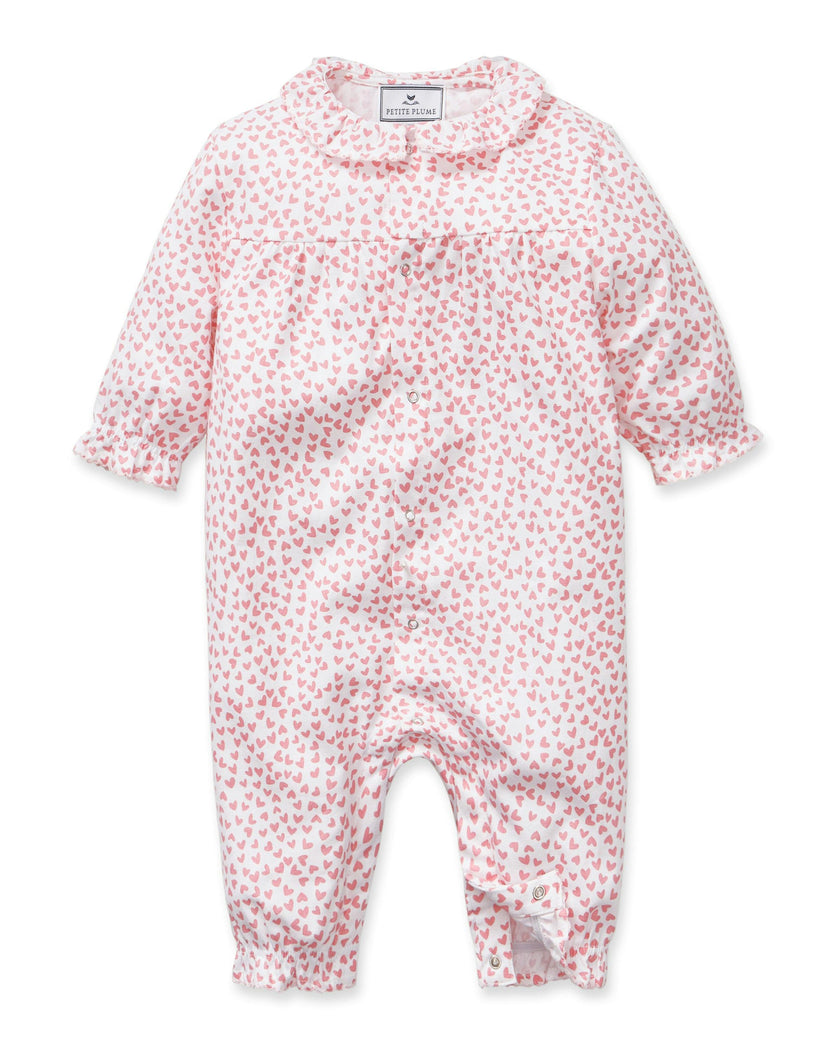Baby's Twill Madeline Romper in Sweethearts
