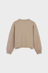 Organic Cotton Cropped Sweatshirt