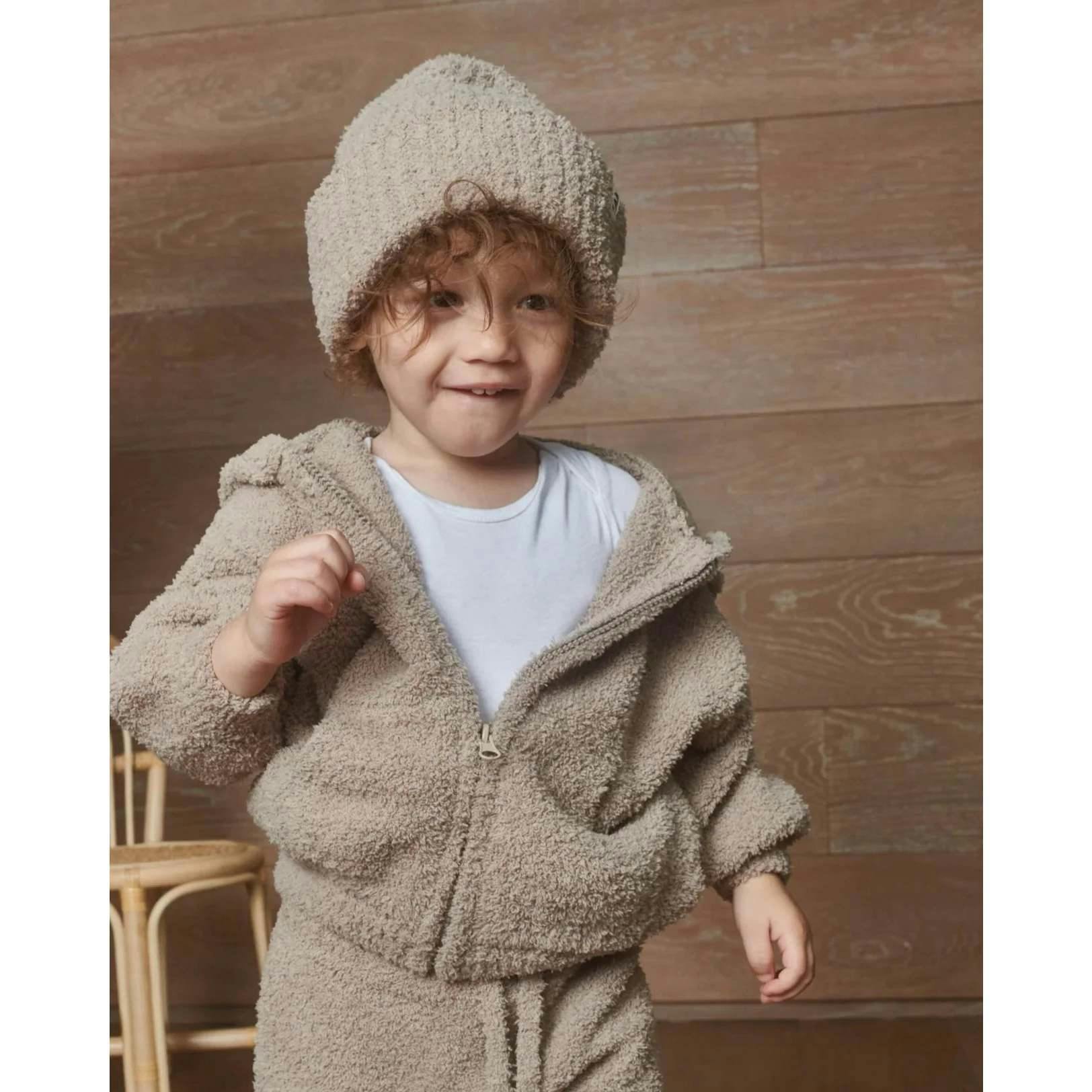 Fuzzy Ribbed Beanie