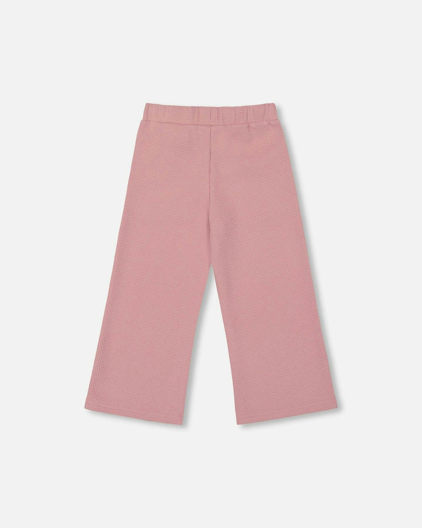 Waffle Flare Leg Pants
