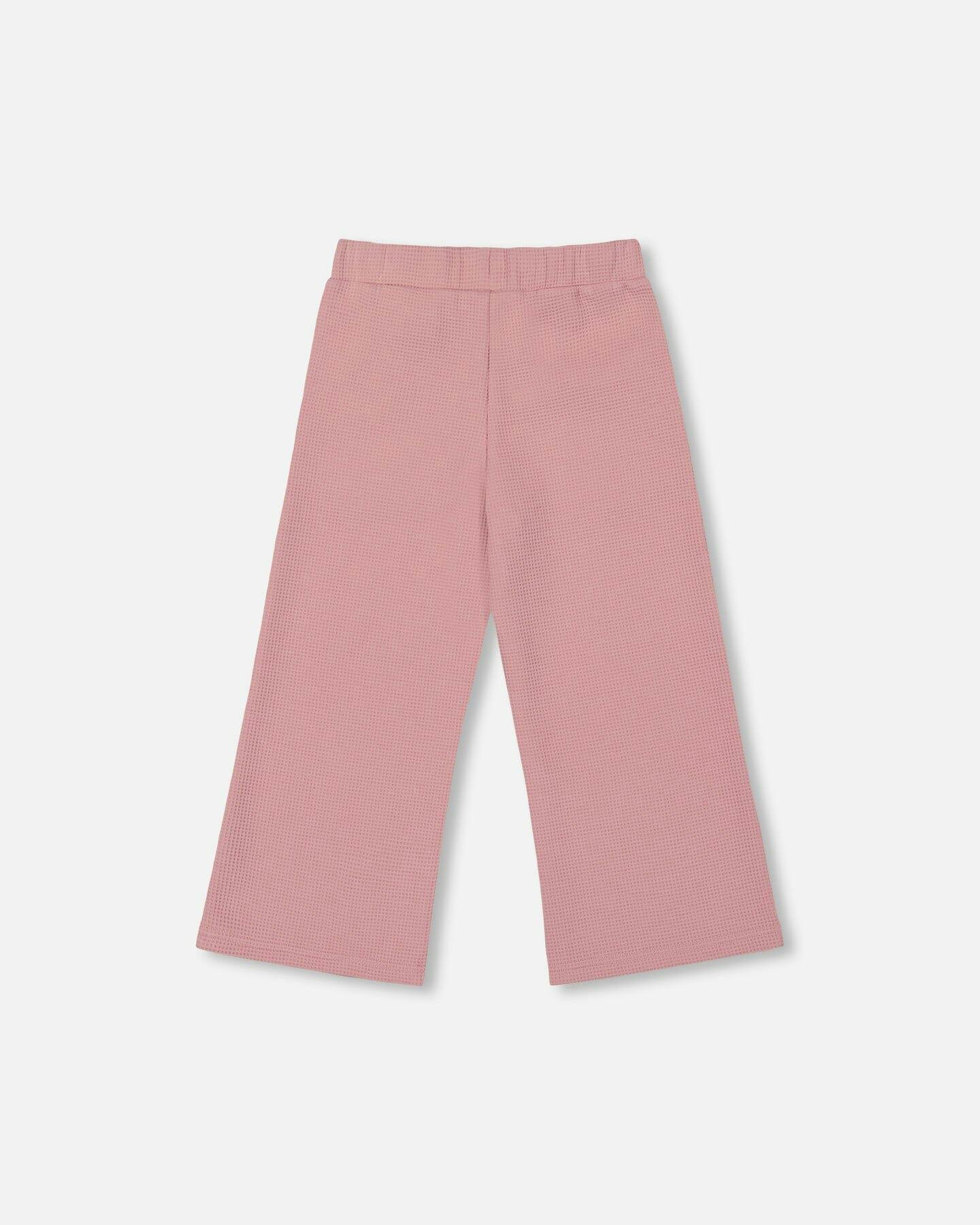 Waffle Flare Leg Pants