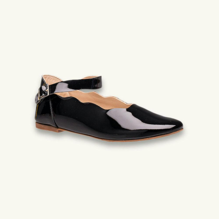Ondina Ballet Flat | Black Patent Leather