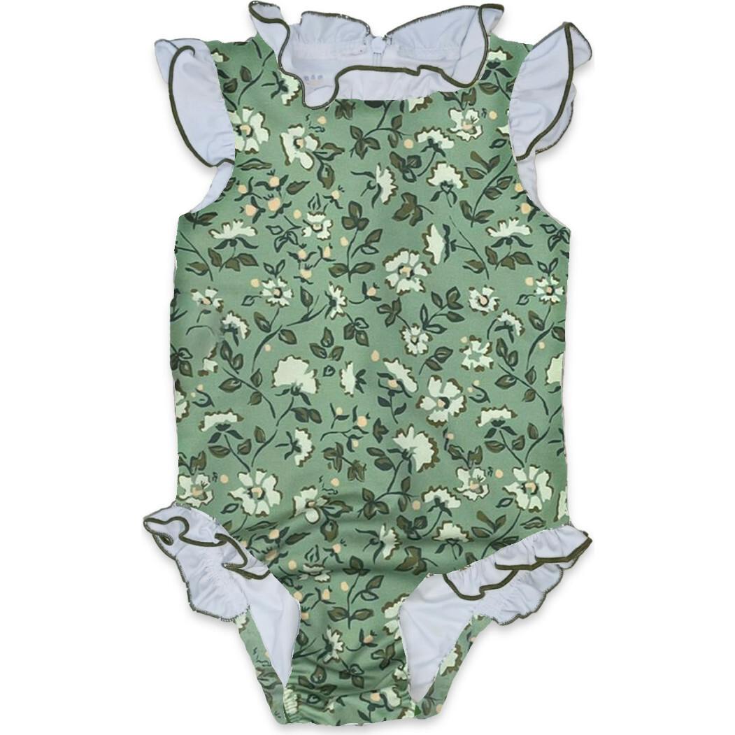 Bingley Suit in Mimosa Flower Teal
