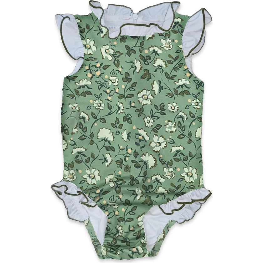 Bingley Suit in Mimosa Flower Teal