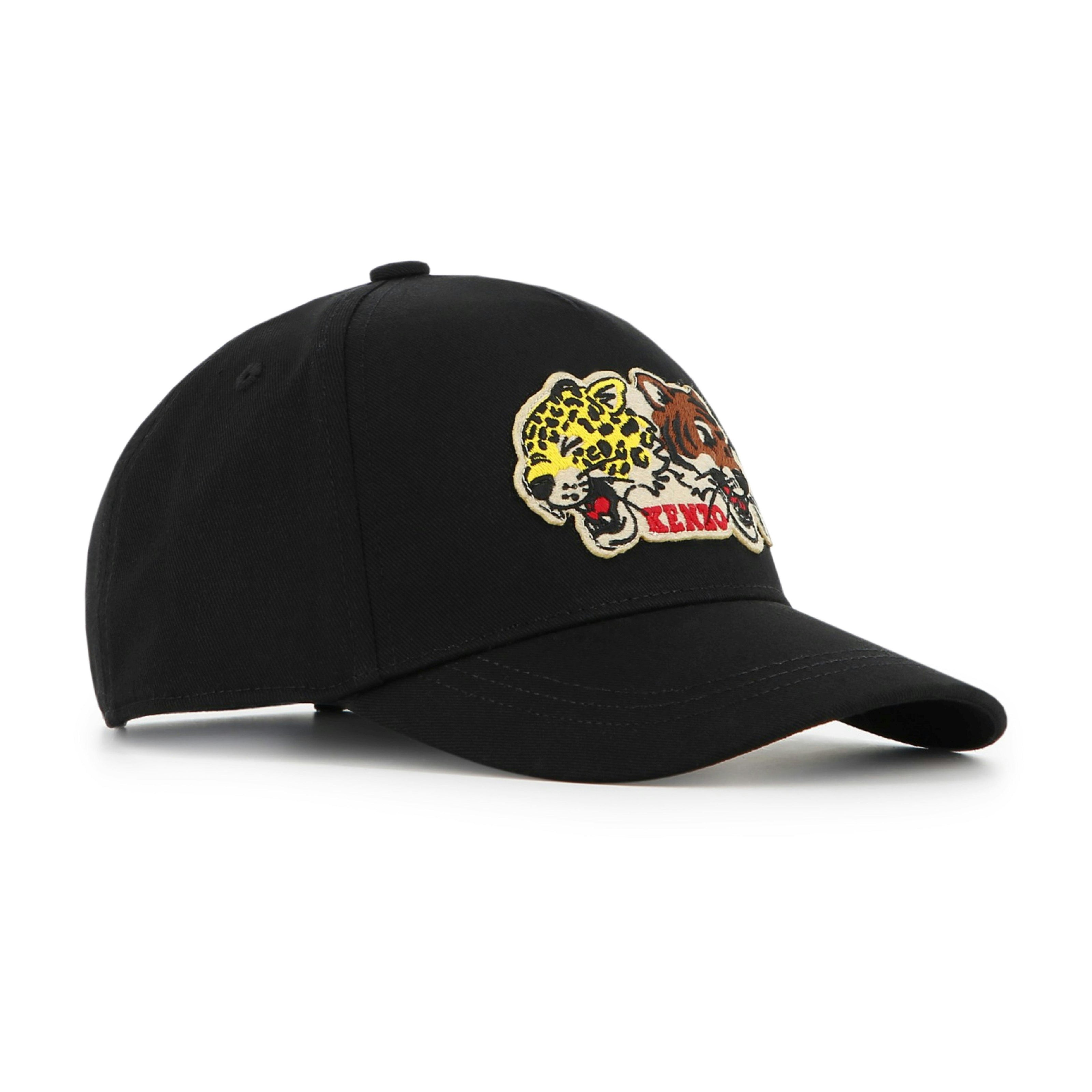 Black Embroidered Cap