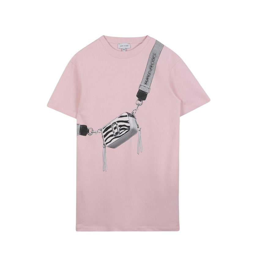 Pink Sweet Dress with Print