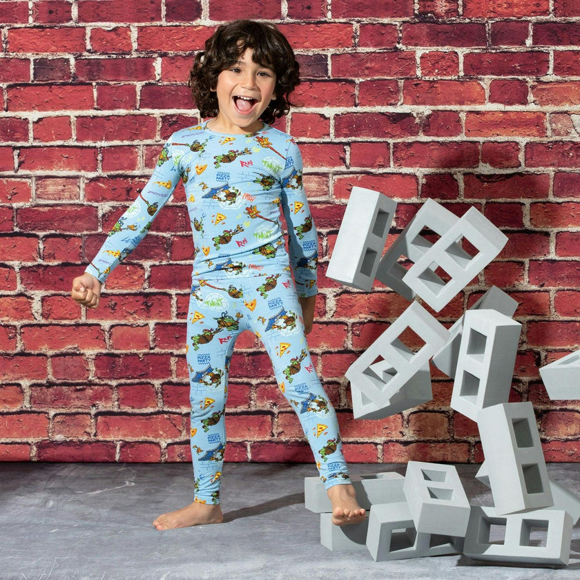 Teenage Mutant Ninja Turtles: Mutant Mayhem Movie Bamboo Kids Pajamas