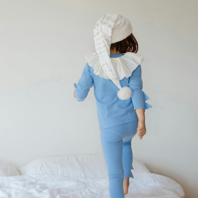 Blue Hanukkah Elf Pajama Costume