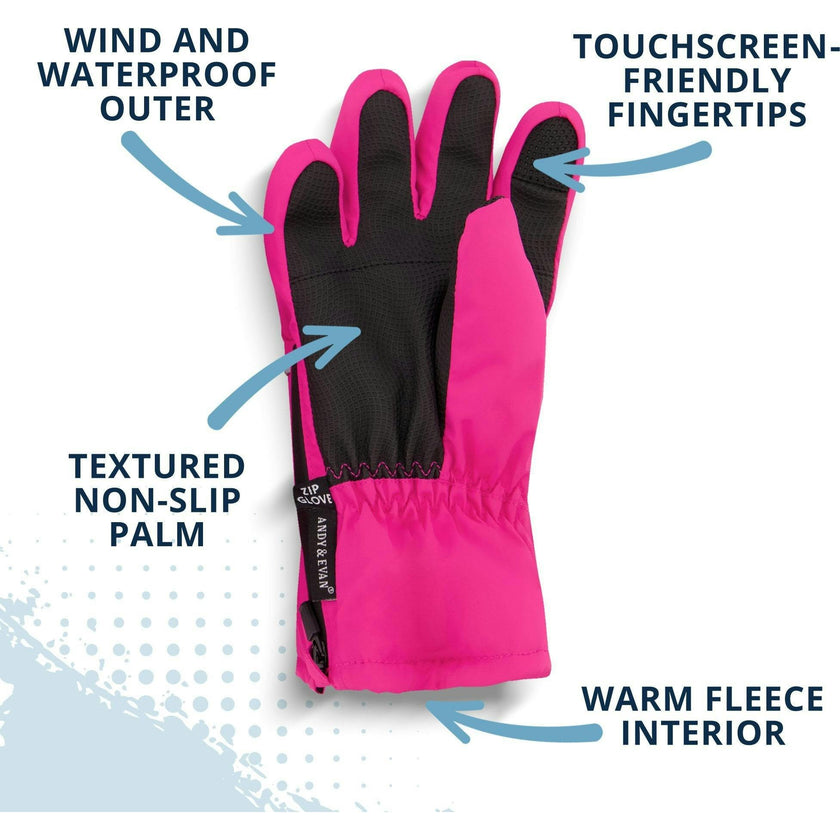 Winter & Ski Glove powered by ZIPGLOVE™ TECHNOLOGY