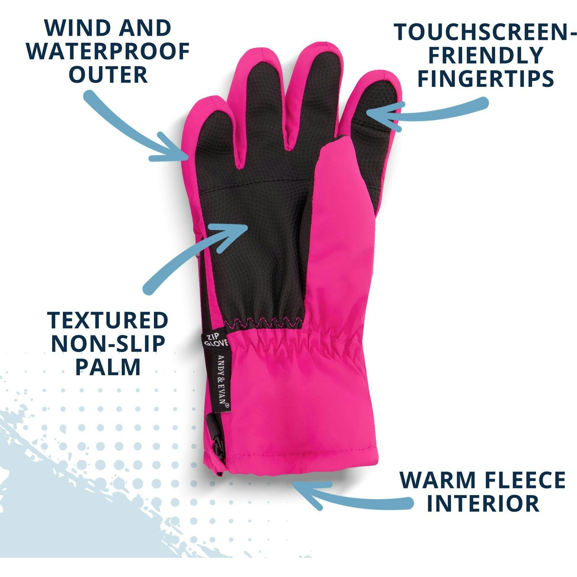 Winter & Ski Glove powered by ZIPGLOVE™ TECHNOLOGY