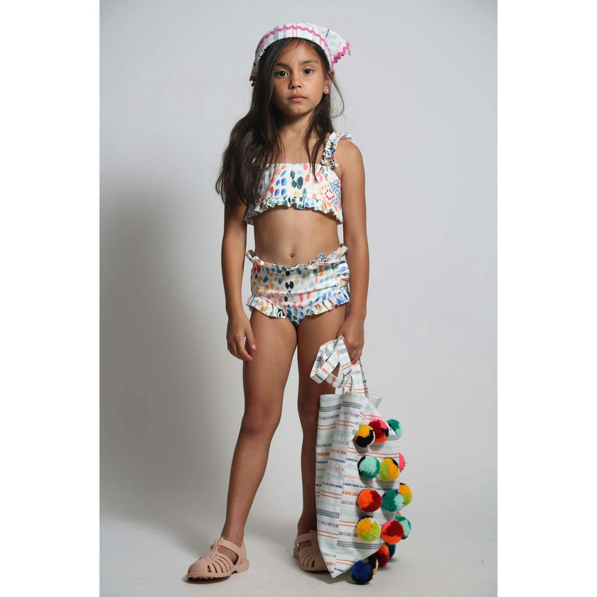 MISTY RUFFLED TANKINI