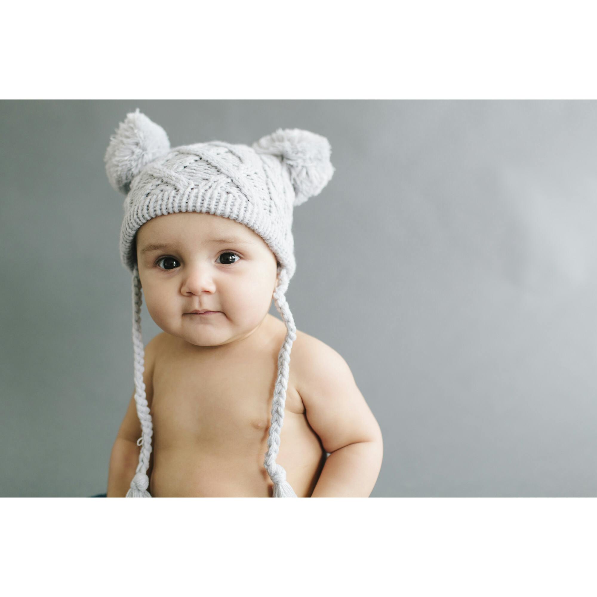Quinn Cable Pom Pom Knit Hat