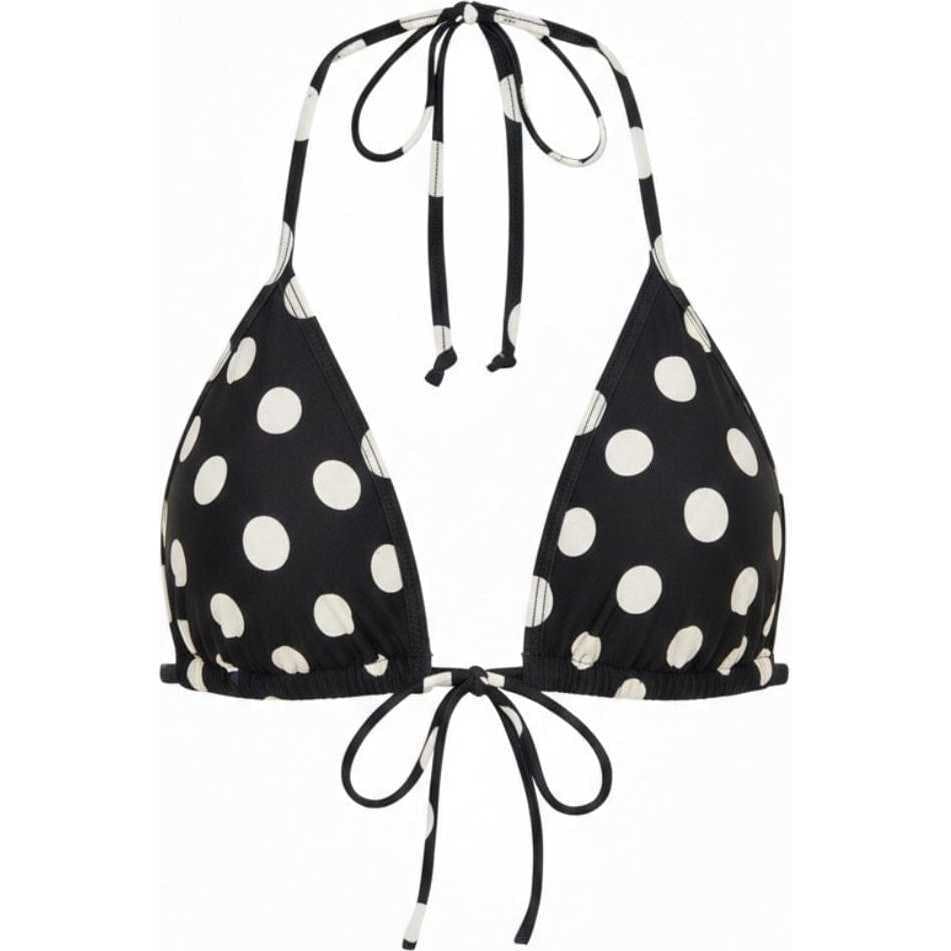 Polka Dot Binded Emma (Zig-Zag Stitch) Bikini Top
