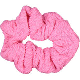 Pink Waves Textured Scrunchie