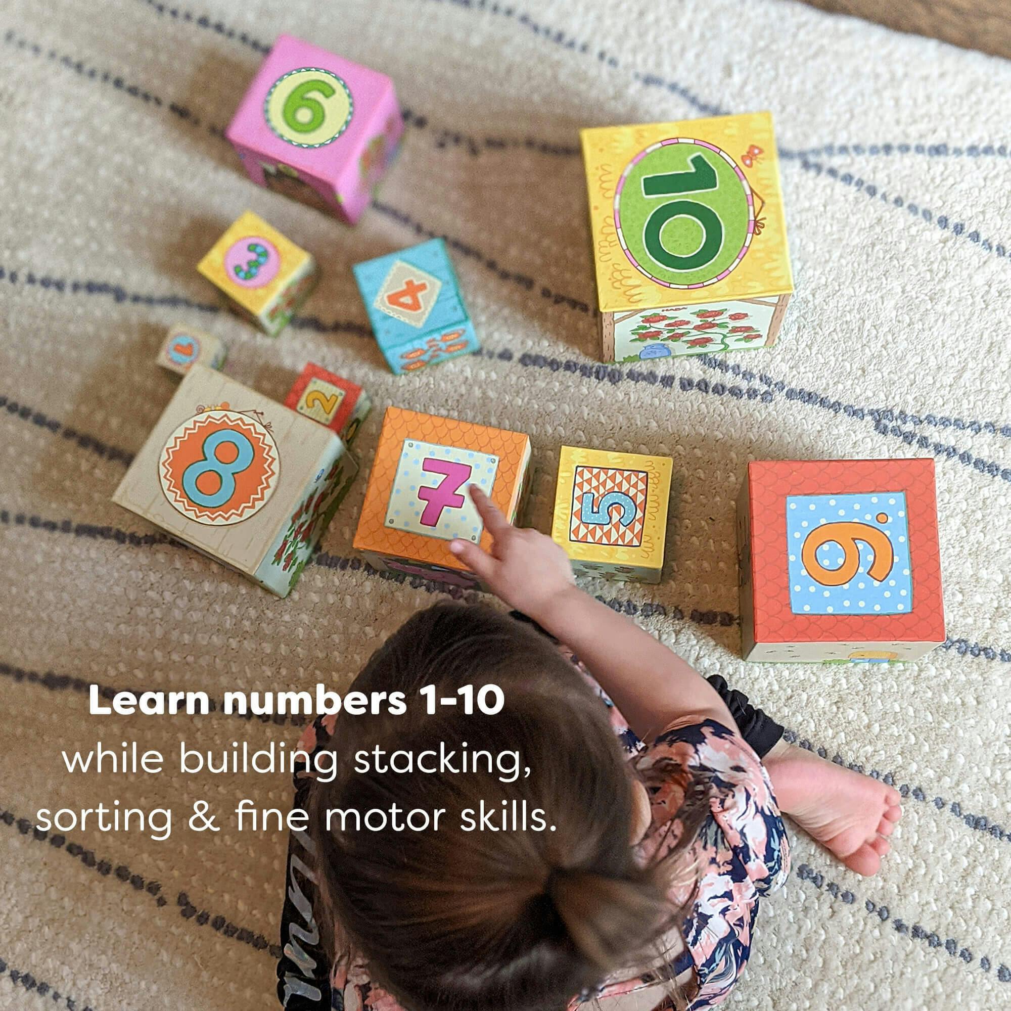 On the Farm Cardboard Stacking & Nesting Cubes