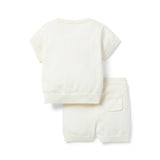 The Flag Matching Baby Set, ivory