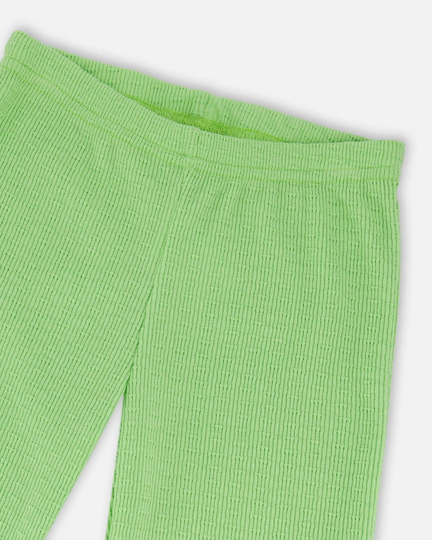 Crinkle Jersey Leggings Mint Green