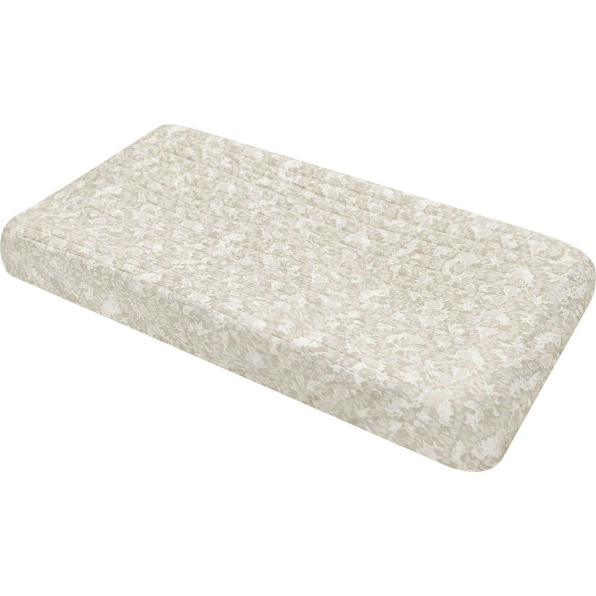 Willow Quilted Change Pad Cover (Neutral Batik)