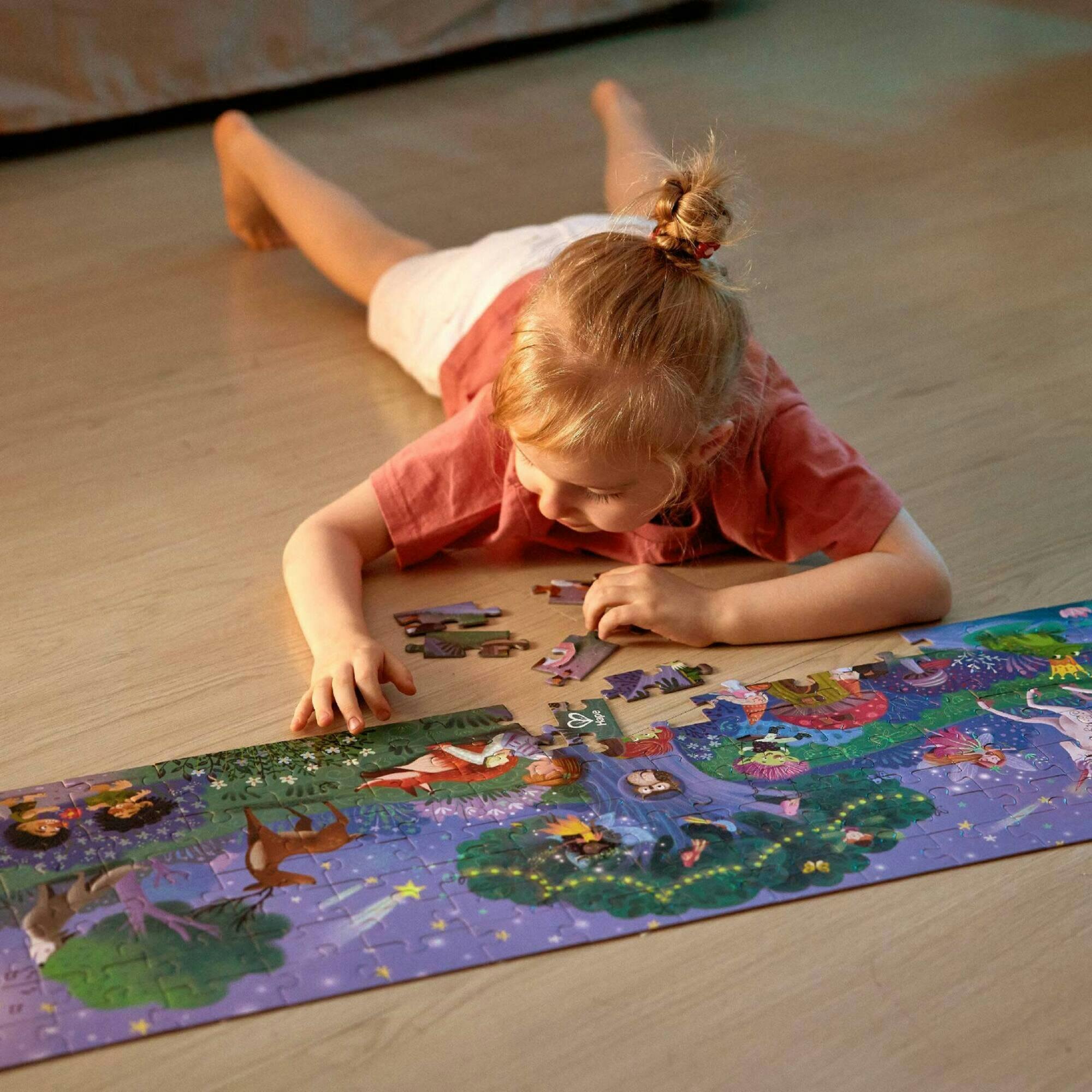 Giant Glow-In-The-Dark Magic Forest Jigsaw Puzzle