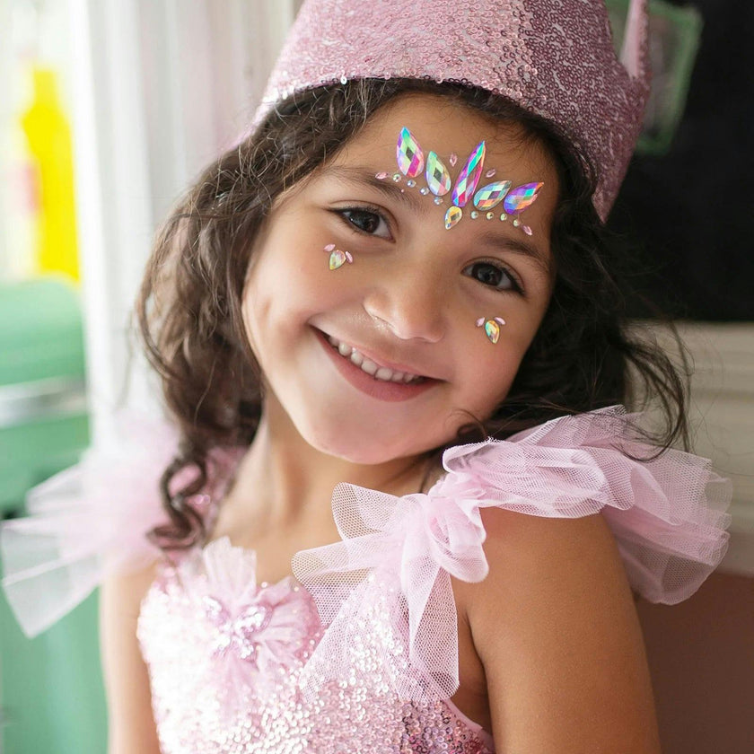Precious Sequins "Pink" Cape & Crown Bundle
