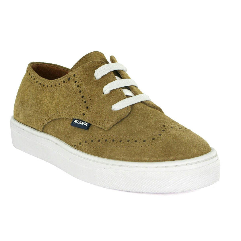 Oxford Tennis in Suede, Beige