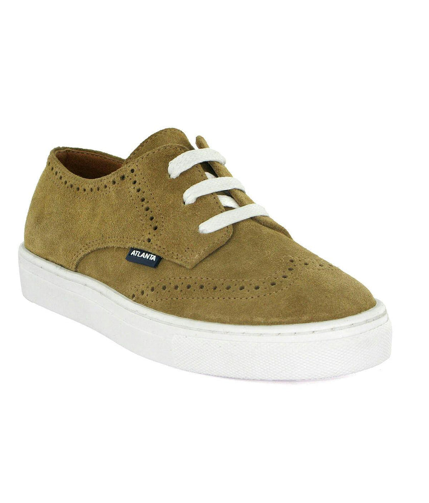 Oxford Tennis in Suede, Beige