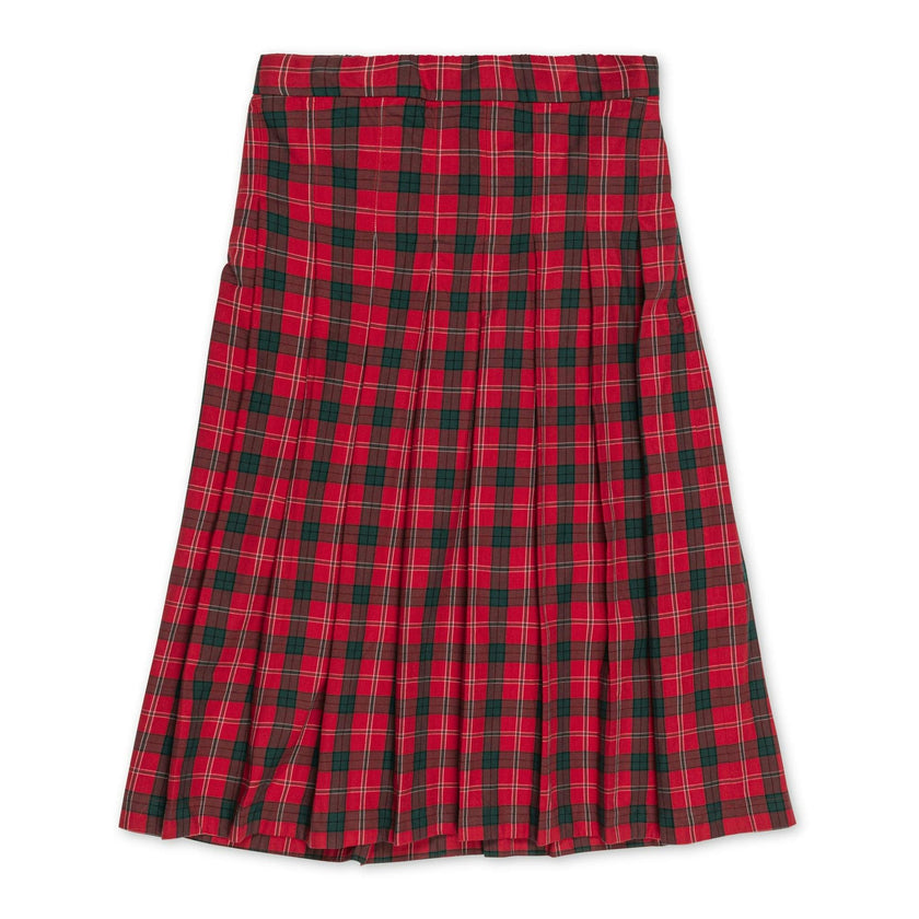 Organic Pleated Midi Skirt