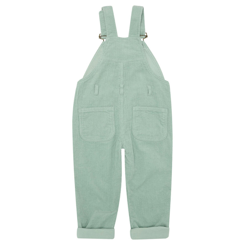 Mint Chunky Cord Overalls