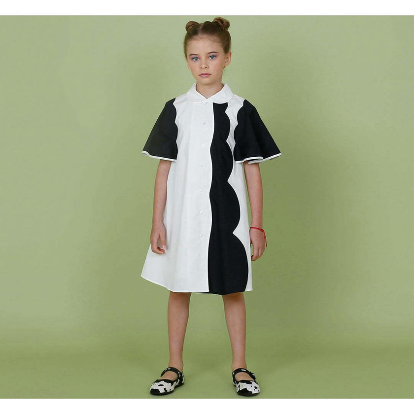 Lulu dress (blush pink/hot pink)