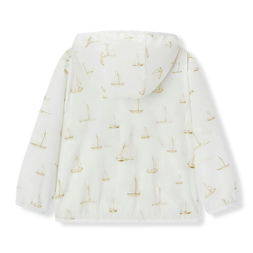 Sailboat Melody Hooded Sun Shield Windbreaker Jacket