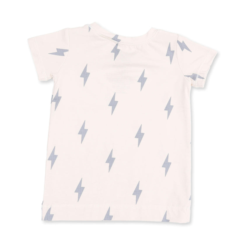 Mini Lightning Bolt - Short Sleeve Loungewear Set