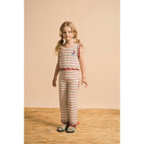BARCOS KNIT TOP OFF WHITE / RED