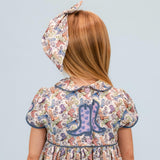 Sarita Girl Dress - Boots Print