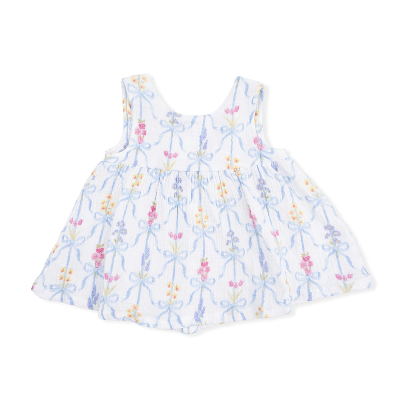 Ribbon Bouquets - Dress with Bow and Bloomer