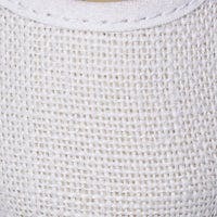Linen Mary Jane | White