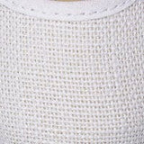 Linen Mary Jane | White