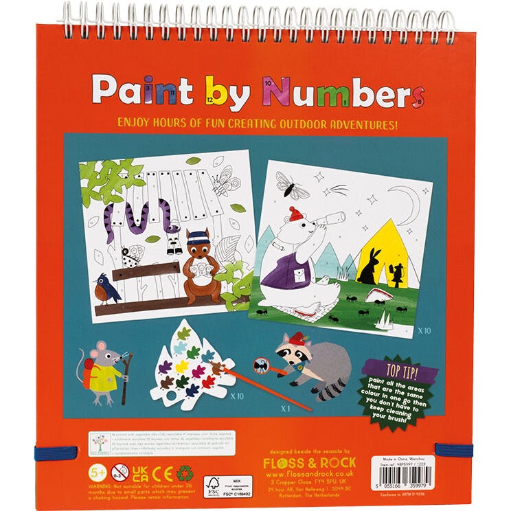 Paint By Numbers Book - Adventure