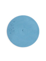 women's wool beret - blue stars
